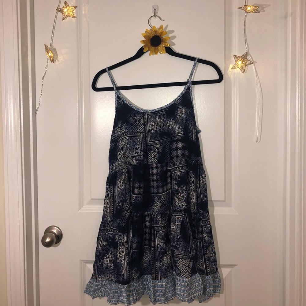 Ocean Drive sundress, size S, blue/white
